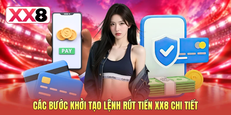 Các bước khởi tạo lệnh rút tiền XX8 chi tiết