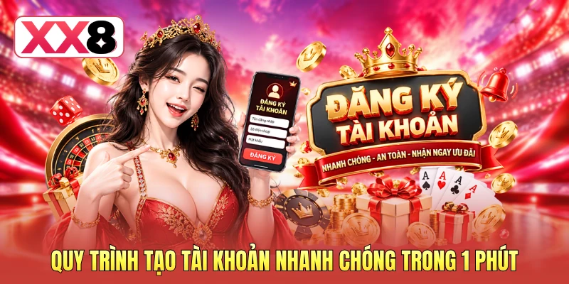 Quy trình tạo tài khoản nhanh chóng trong 1 phút