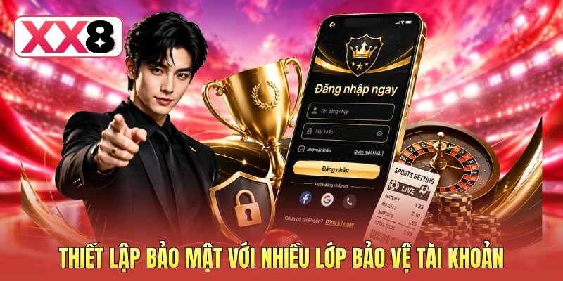 Thiết lập bảo mật với nhiều lớp bảo vệ tài khoản